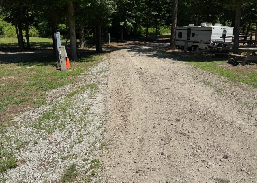RV Site 18 at Magnolia Lane Campground